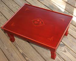 Korean Tea Table Folding Legs Low Butterfly Inlay Japanese Style Coffee Wood Unbranded Korean Tea Tea Table Japanese Style