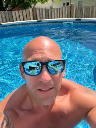 Illinois heatwave and loving it pool is 89 🌞🍹