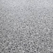 Rhino Fiora Alu Black Mosaic Tile Effect Vinyl Black Mosaic Tile Tile Effect Vinyl Flooring Vinyl Flooring