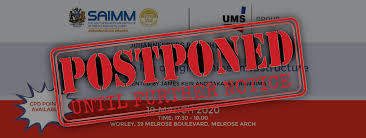 «es como si cada uno fuera un cielo. Saimm Johannesburg Branch Event Prolonging The Life Of Aging Mine Infrastructure Postponed Upcoming Events