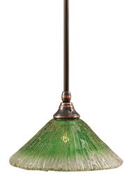 Where mini pendant lights work best. Green Glass Pendant Lighting At Lowes Com