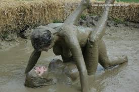 Nude mud bath. XXX most watched photos free site.