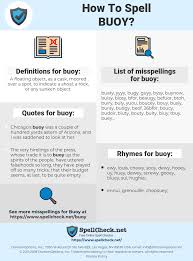 How To Spell Buoy And How To Misspell It Too Spellcheck Net