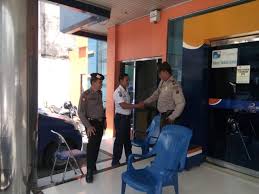 Patroli R4 Sambangi Bank Sumut Sampaikan Pesan Kamtibmas Situasi Aman