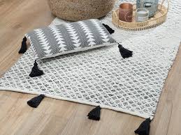 Durch die kurzen fasern sind sie. Teppich Kurzflor Schwarz Weiss 80 X 150 Cm Gemlik Ab Fabrik Mit Tiefen Preisen 365 Tage Ruckgaberecht 1 In Deutschland