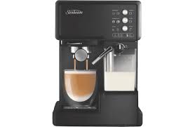 Semi automatic espresso machines matches the pressure created by the manuals and enables the masses to make high quality espresso in the home. Sunbeam Em5000k Cafe Barista Semi Auto Coffee Machine At The Good Guys