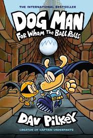Licks, affectionate jumps, dog hair, sleeping on. Dog Man Dav Pilkey