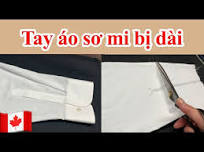 Cách sửa tay áo sơ mi bị dài - Nghề làm may ở Canada || Cuộc Sống Canada.
