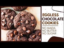 Now your cookie dough will be safe to eat! Eggless Healthy Chocolate Cookies No Oven Whole Wheat Cookies No Maida No Refined Sugar Youtube