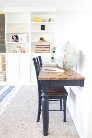 We repurposed our kitchen desk as a coffee bar. Repurposed Kitchen Table Wall Mounted Desks Orc Week 3 Bless Er House