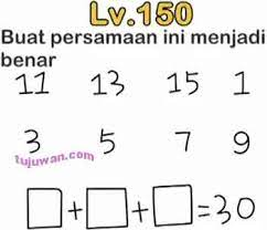 Bagi kamu yang mungkin mengalami kesulitan dalam menyelesaikan level di brain out, saya punya kunci … Brain Out Buat Persamaan Ini Menjadi Benar Ini Jawaban Brain Out Di Peringkat 150 Tujuwan Com