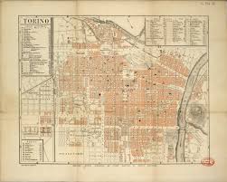 Nel '600 torino fu ridisegnata dai savoia che trasferirono la capitale. Pianta Topografica Della Citta Di Torino 1880 Circa Museotorino