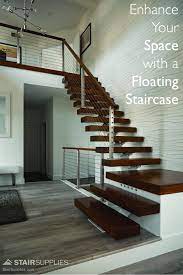 Enhance Your Space With Floating Stairs Modern Stairs Stair Remodel Staircase Design