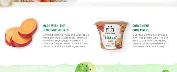 Amazon Brand Mama Bear Organic Baby Food Sweet Potatoes 4 Ounce Tub Pack Of 12 Amazon Com Grocery Gourmet Food