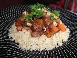 It is pretty much a dump and go recipe of beef, vegetables, herbs and spices that are slow cooked in the crock pot or in a dutch oven. Crockpot Moroccan Vegetable Stew Vegan Vegan Slow Cooker Recipes Vegan Slow Cooker Healthy Food Choices