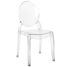 Lot De 4 Chaises Transparentes En Plexi Tolga Chaise Transparente Chaise Polycarbonate Chaise