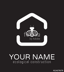 Logo Pour Habitat Ecologique Constructeur Immobilier Maison Habitat Logo Maison Logo Immobilier Habitat