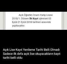 Açık öğretim lisesi sınav soruları ve cevapları, aöl online testleri, açık lise kayıt yenileme tarihleri, açık lise ders seçimi rehberliği. Acik Lise Okulu Startseite Facebook