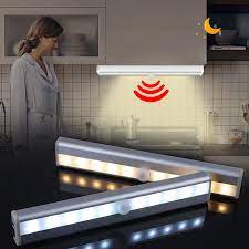Order today through the bed bath & beyond website. 10 Leds Pir Motion Sensor Light Battery Operated Wireless Night Lights For Room Aluminum Profile Kitchen Light Bar Easy Install Led Night Lights Aliexpress