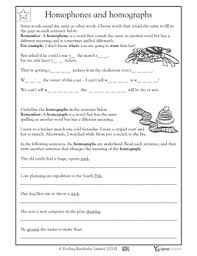 Homophones And Homographs Homographs Fifth Grade Writing Homophones