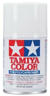 Tamiya 86001 Polycarbonate Rc Body Paint 100ml Spray Can Ps 1 White