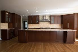 You can combine it with black granite countertops and backsplash. Soft Contemporary Cherry Kitchen Remodel In Rochester Ny Concept Ii