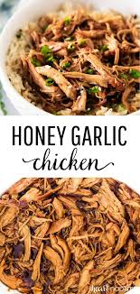 Easy Crockpot Honey Garlic Chicken I Heart Naptime Recipe Chicken Crockpot Recipes Crockpot Chicken Healthy Healthy Chicken Recipes