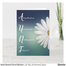 Aunt Auntie Floral Mother S Day Card Wish Your Aunt A Happy Mother S Day With This Special Card In 2020 Birthday Card For Aunt Presents For Aunts Aunt Birthday Gift