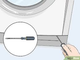 Next, drain out the water and clean the hinges to keep it running smoothly. 3 Easy Ways To Unlock A Washing Machine Door Wikihow