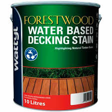 forestwood water based decking stain 10 litre red kwila