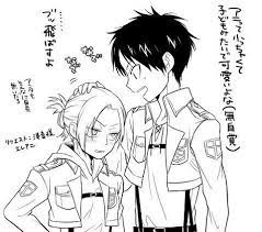 annie eren エレアニ 進撃の巨人 漫画 キュートなスケッチ