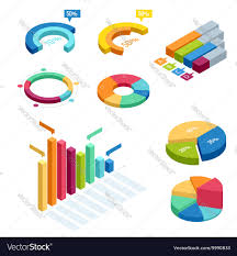 chart and graphic isometric business diagram data