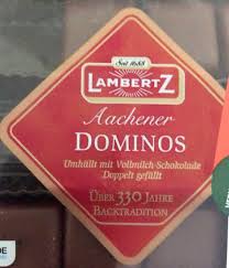This traditional european favorite is an especially popular. Chocolate Dominos Lamberzt 150 G