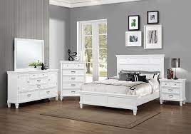 It's built on an engineered wood frame, and sits right on the floor for some understated appeal. Hannah White Full Bedroom Set Local Overstock Warehouse Online Furniture And Mattress Retailer