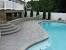 Grey Stamped Concrete Patio