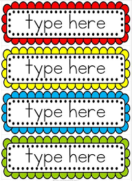 Download your label template by clicking the number that corresponds to your product. Editable Word Wall Templates Free To Download Word Wall Template Word Wall Activities Classroom Labels