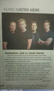 Reasons To Not See Nickelback Nickelback Funny Pictures Make Me Laugh