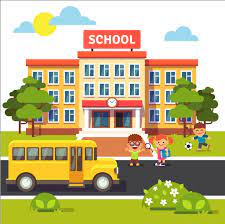 فيكتورات لاجواء المدرسة والدراسة تصاميم مدهشة خلفيات فوتوشوب فريمات وزخارف school illustration school building school bus clipart