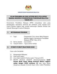 Sekolah menengah imtiaz yayasan terengganu. Iklan Pengambilan Guru Interim Bahasa Riang Minda Ceria Facebook