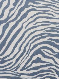Byzantine Zebra Bluestone White Upholstery Fabric Zebra Sofa Reupholstery