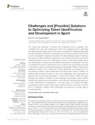 See photos, profile pictures and albums from rita leeds. Pdf Challenges And Possible Solutions To Optimizing Talent Identification And Development In Sport