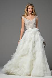 37 Super Romantic New Wedding Gowns You Ll Be Obsessing Over Watters Wedding Dress Embroidered Wedding Dress Bridal Dresses