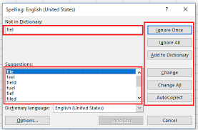 How To Check Spelling One By One Or Automatically In Excel