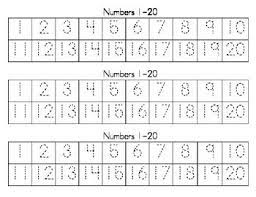 This unique and innovative software is the easiest and quickest way to create connect the dots puzzles. Dotted Numbers 1 20 Writing Strips Math Writing Math Centers Kindergarten Preschool Math