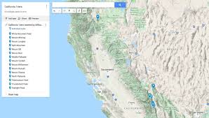 Sierra mountains california map alpine county map alpine is californias least populated county. California 14ers Guide Easiest To Hardest 14ers The Routes To Summit Them She Dreams Of Alpine