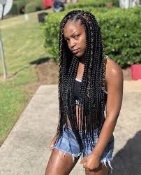 Natural kinky curly clip in hair extensions for african, caribbean and mixed hair textures. Black Girl French Lemonade Braid Hairstyles On Stylevore