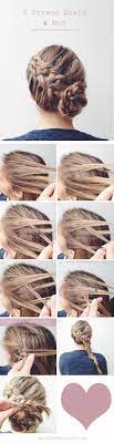 Diy 5 Strand Braid And Bun Wedding Hairstyles Diy Wedding Hair Long Hair Styles Hair Styles