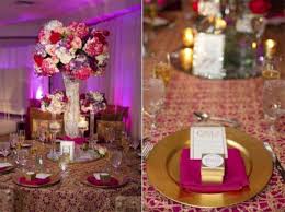 Pin By Party Instyle Boutique On Wedding Fuchsia Hot Pink Magenta Gold Wedding Decorations Purple And Gold Wedding Blush Wedding Colors