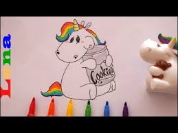 Einhorn bilder zum ausdrucken top bilder24. Pummeleinhorn Mit Keks Dose Zeichnen How To Draw A Unicorn Kak Risovat Edinoroga Youtube