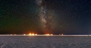 Night Sky Panorama Bonneville Salt Flats 3d Panorama Utah Travel Panorama Night Skies